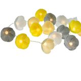 Luminária de Flores Luz de Fada Roma Amarelo 20 LEDs 2.8m 110v