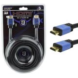 Cabo Hdmi 5m Blindado 2.0 Ethernet 5 Metros 4k 3d 2160p