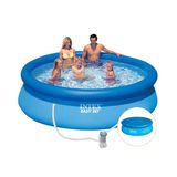 Piscina Inflavel Easy Set 3.853L + Filtro + Capa