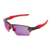 Oculos Sol Oakley Flak 2.0 XL 9188 04 CINZA FOSCO LENTE PRIZM ROAD