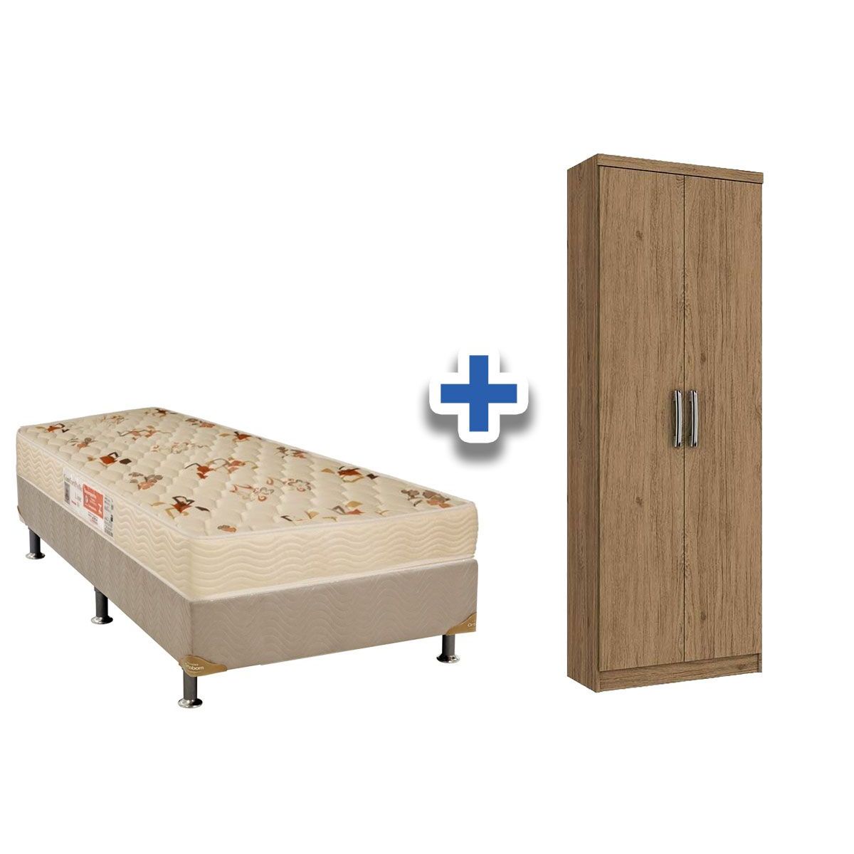 Conjunto Box Orthoflex+Armário Henn Margarida Rústico