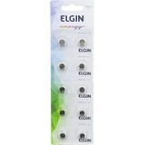 Bateria Elgin Lr626 Ag4 1.5v cartela com 10 Unidades