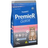 Ração Premier Gatos Filhotes de Pelos Longos Salmão 1,5KG .