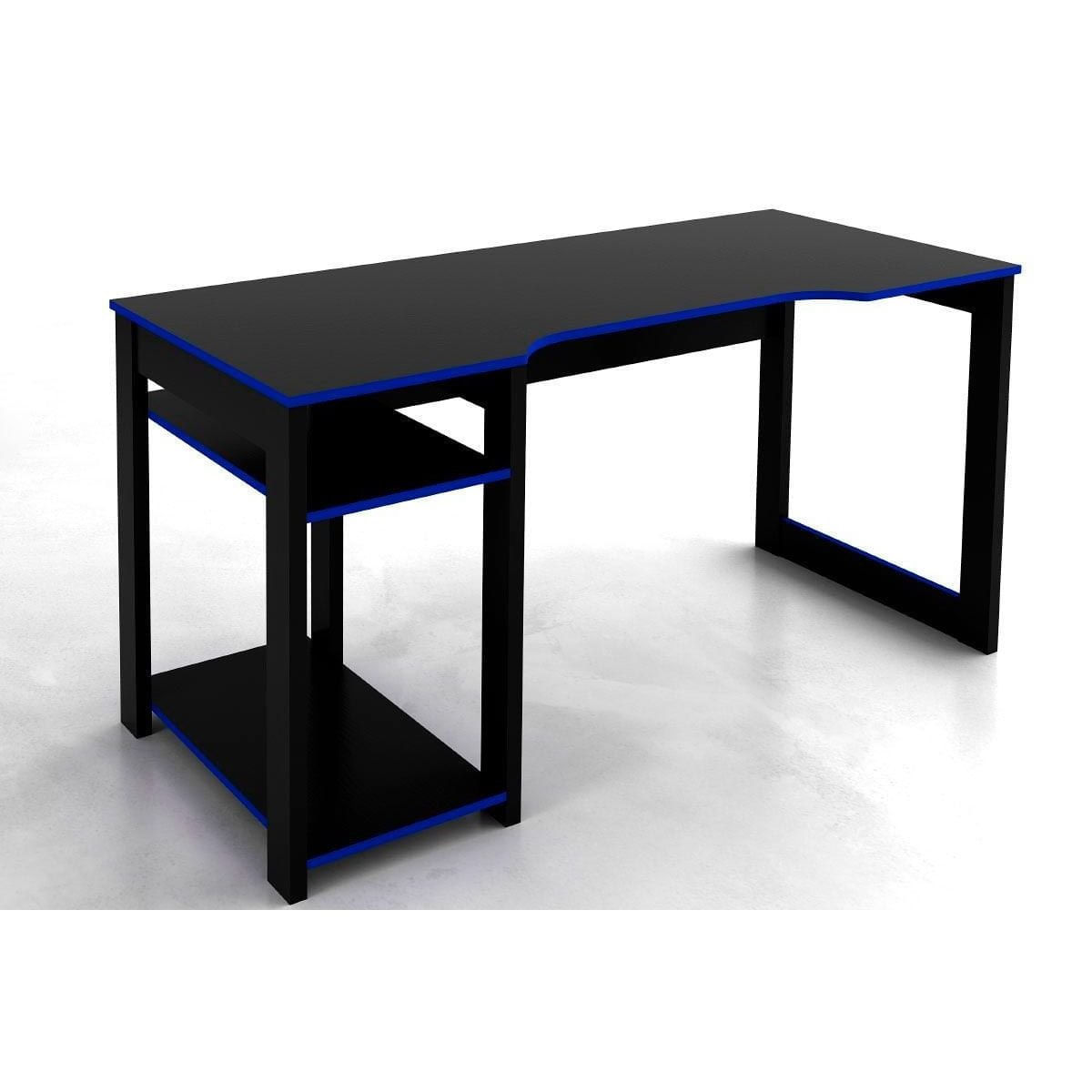Mesa Gamer Tecno Mobili ME4152 Preto/Azul