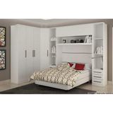 Quarto Modulado Novo Horizonte Bari 5 Peças Branco