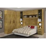 Quarto Modulado Novo Horizonte Bari 5 Peças Freijó