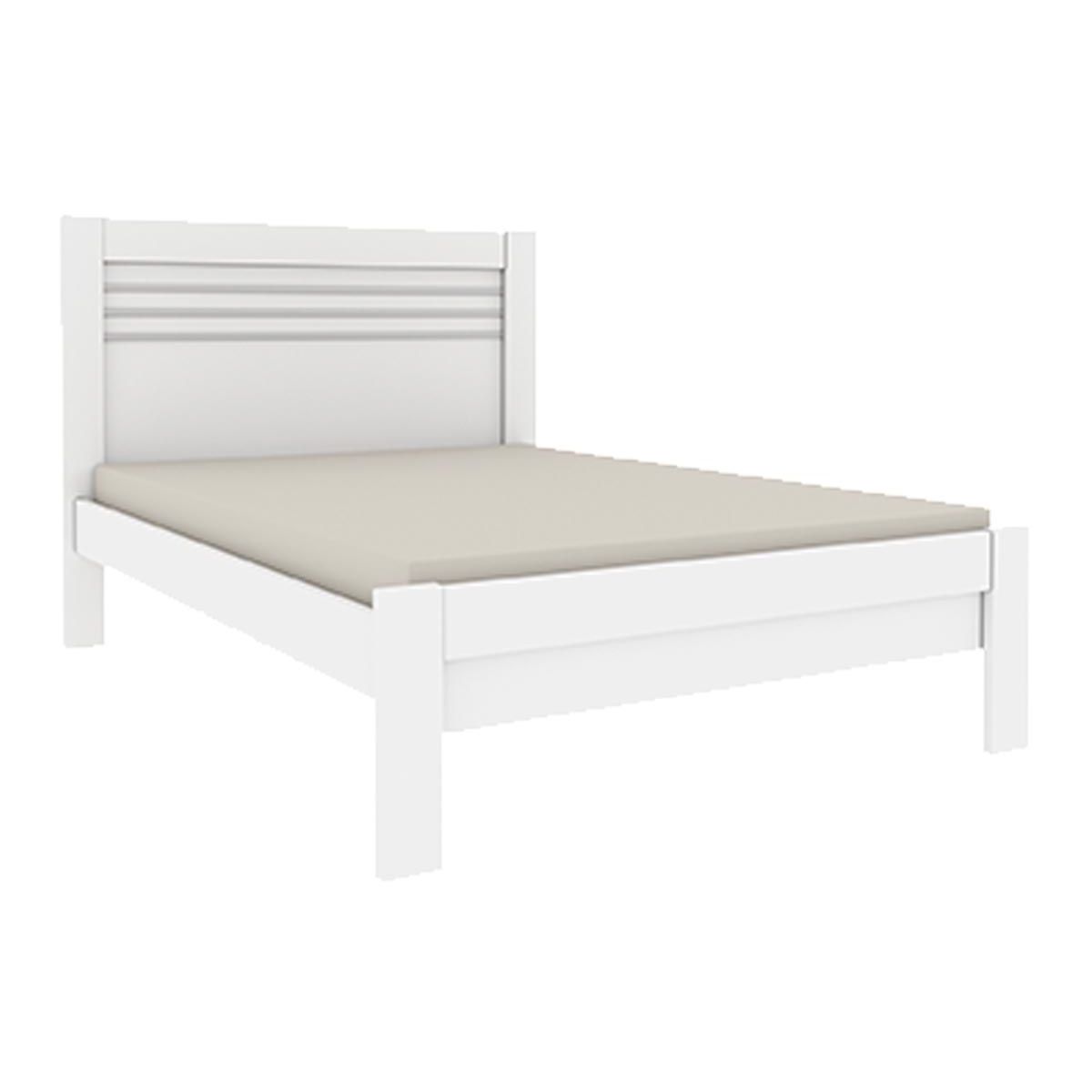 Cama de Casal Tcil Safira Branco
