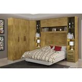 Quarto Modulado Novo Horizonte Bari 5 Peças Freijó