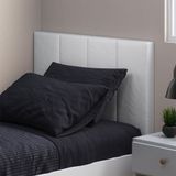 Cabeceira Cama Box Solteiro Estofada 90cm Forro Branco - Box Móveis