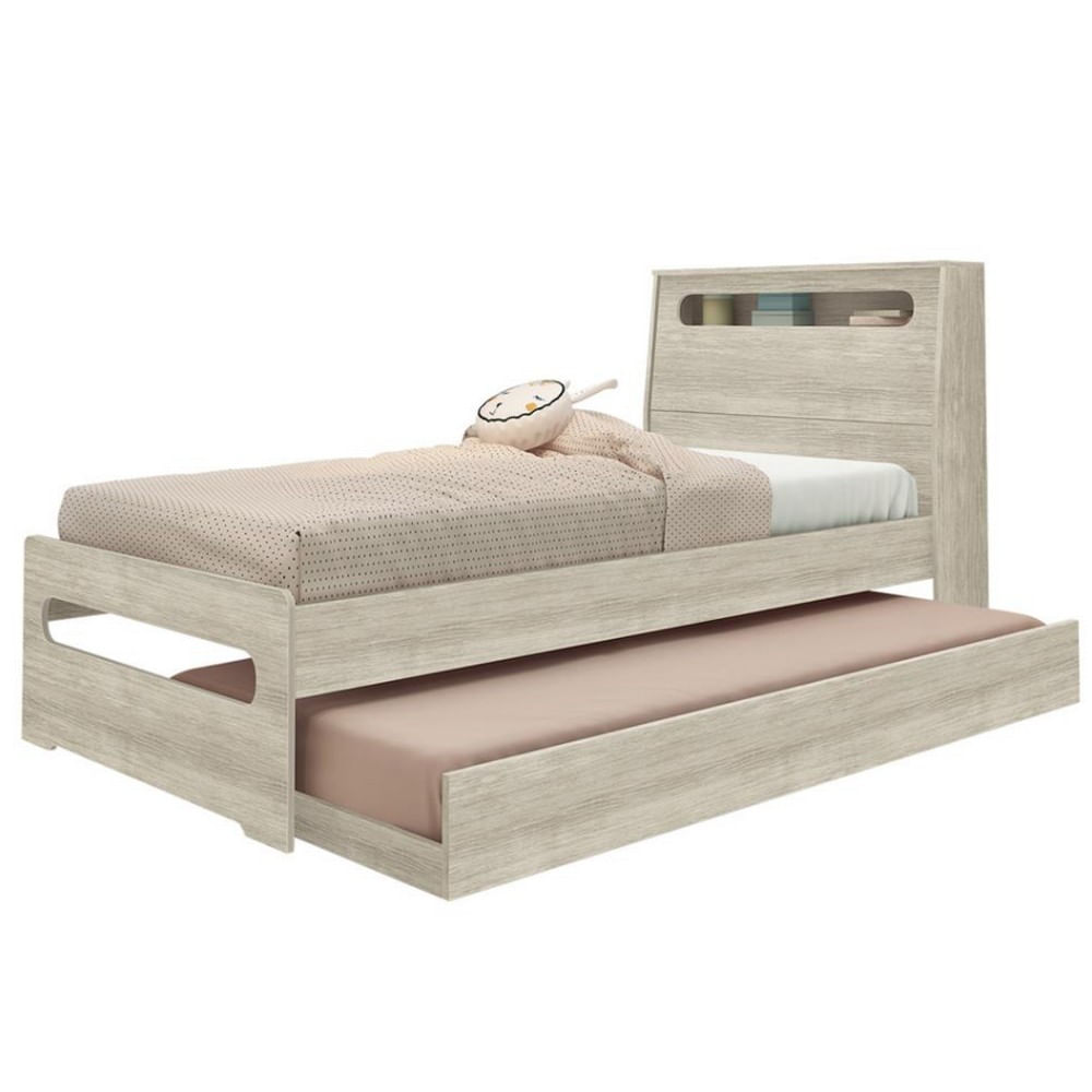 Bicama Solteiro Manu Com Baú Fênix