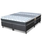 Cama Box King Size Castor Sleep Class Com Mola Bonnel 64x193x203cm