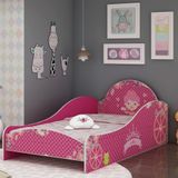 Cama Infantil MDF Princesinha Gelius PINK PLOC