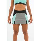 Short Saia Fitness Cinza Verde Turquesa Light Tam. Único