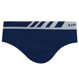 Cueca Slip Sem Costura Lupo Adulto Azul Marinho Tam P 691-002