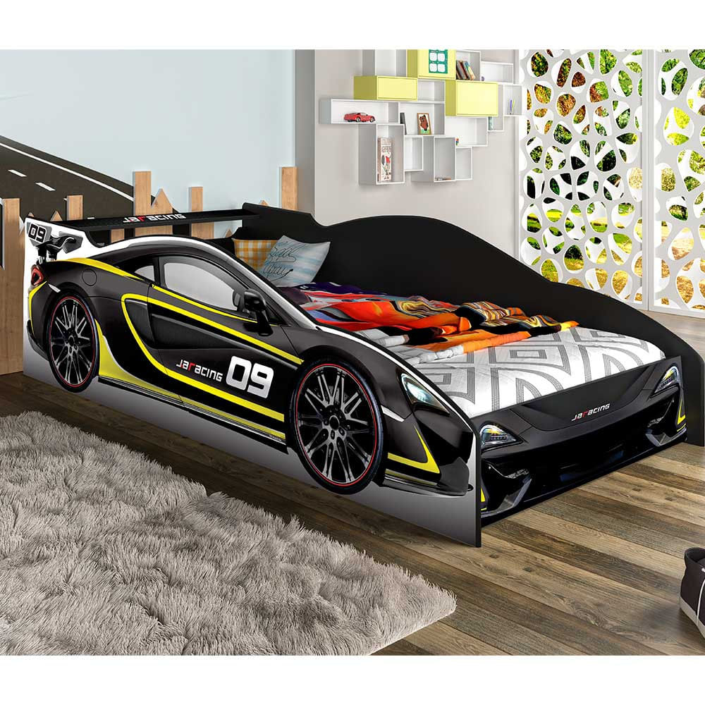 Cama Carro Force 09 Infantil 100 Em Mdf J E A Moveis