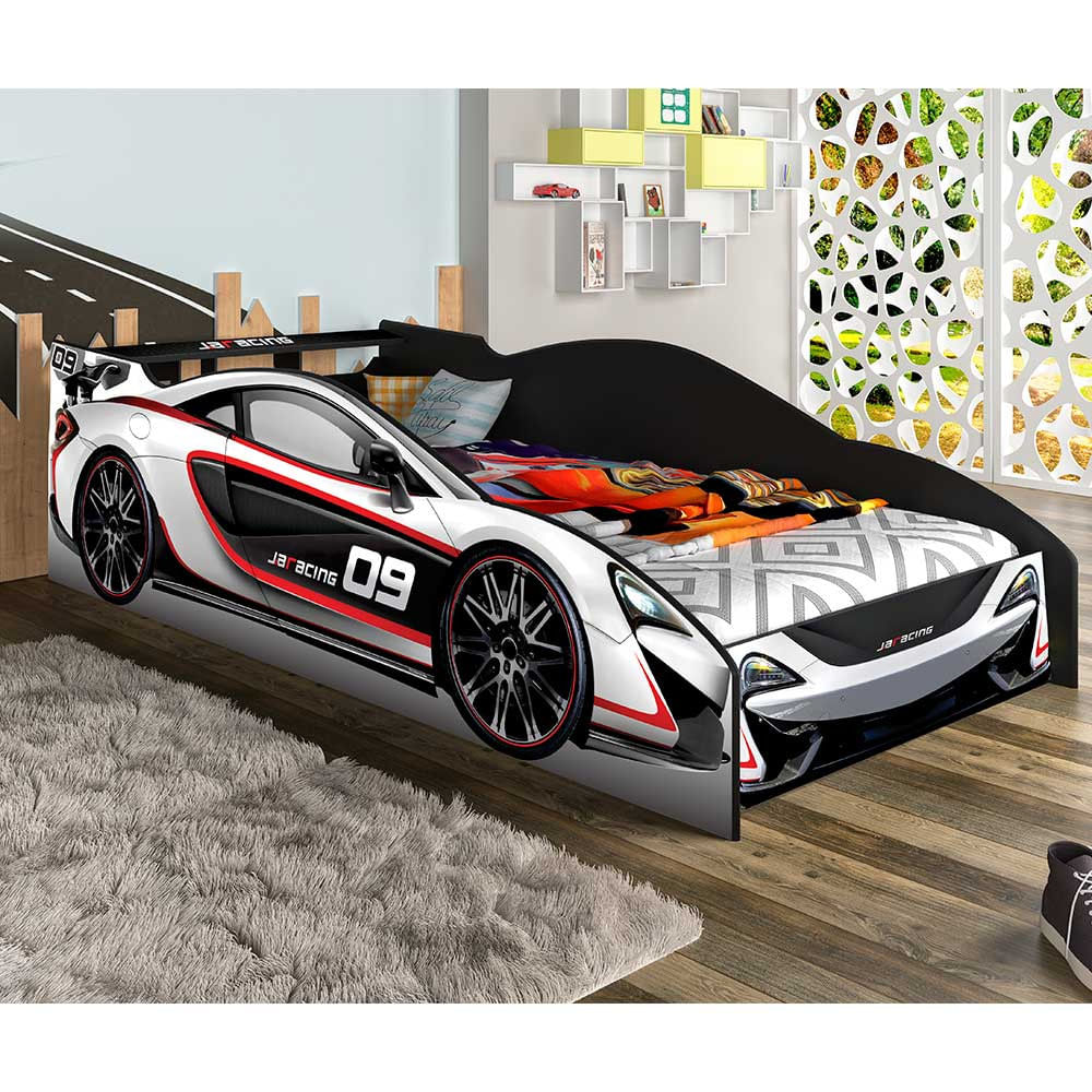 Cama Carro Force 09 Infantil 100 Em Mdf J E A Moveis