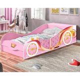 Cama Carruagem Com Baú Infantil Da Moranguinho J E A Moveis