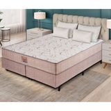 Cama Box King Size Apolo Spuma Essenza Comfort Com Pillow In E Molas Ensacadas 63x193x203cm