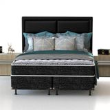 Cama Box King Size Probel Guarda Costas Promiddle Espuma D28 56x193x203cm