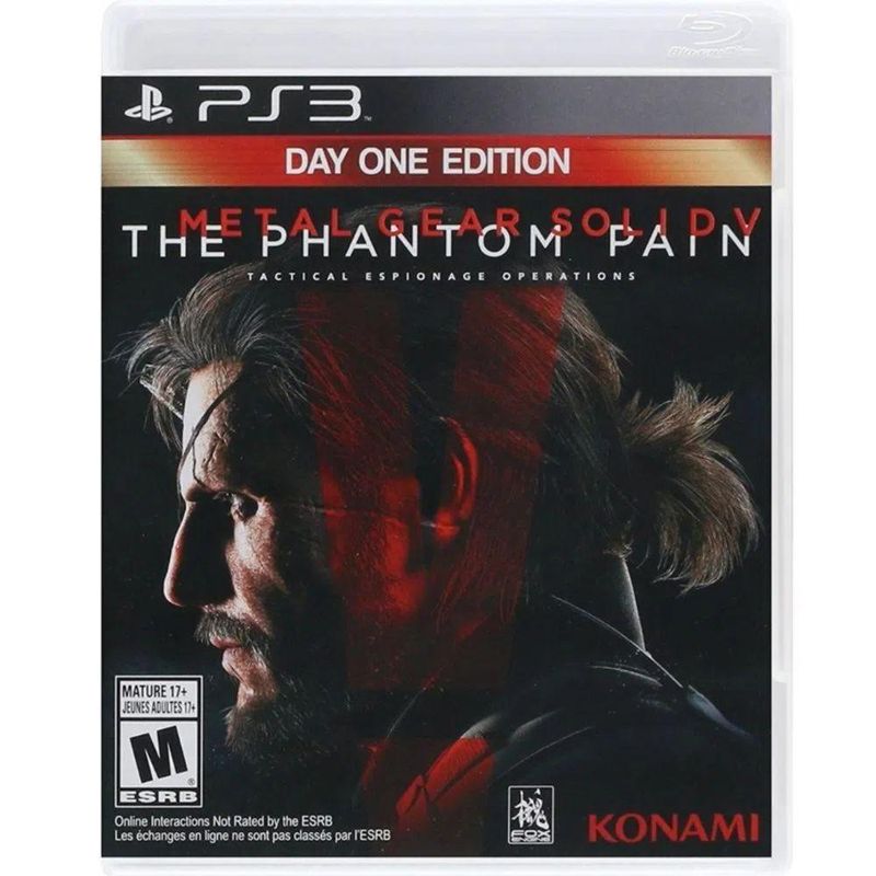 Jogo Metal Gear Solid V The Phantom Pain - Day One Edition - Playstation 3 - Konami