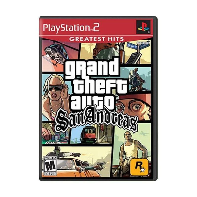 Jogo Gta San Andreas - Playstation 2 - Rockstar Games