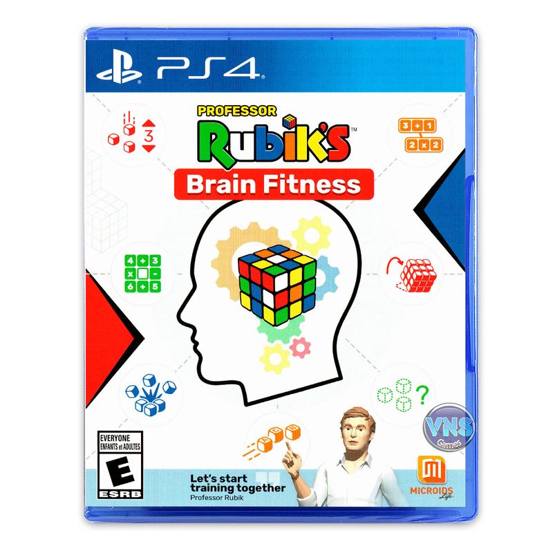 Jogo Professor Rubik's Brain Fitness - Playstation 4 - Microids