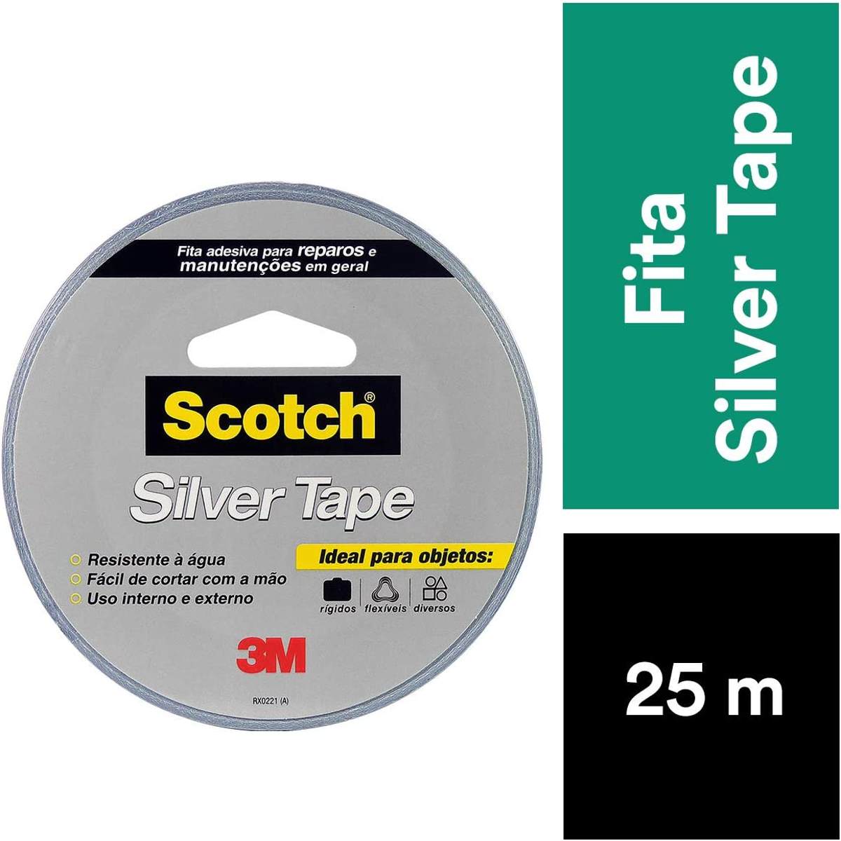 Fita Silver Tape 3M Scotch