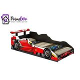 Cama Infantil Com Proteção Lateral Carro Formula 1