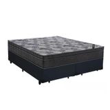 Cama Box Bipartido Casal + Colchão Ortobom Iso Molas Superpocket Ortopillow 65x138x188