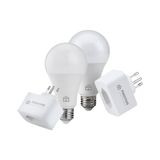 Lâmpada LED Bulbo 9W Branca + RGB Bivolt E27 Positivo Kit Casa Eficiente