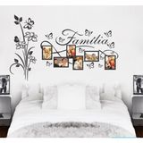 Adesivo Decorativo Porta Retratos e floral om Borboletas