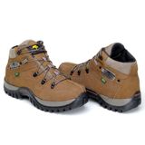 Bota Bell Boots Masculina Coturno Adventure Em Couro Nobuck Marrom 43