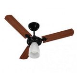 Ventilador de Teto Marbela 127V 3 Pás Mogno/CVM Preto