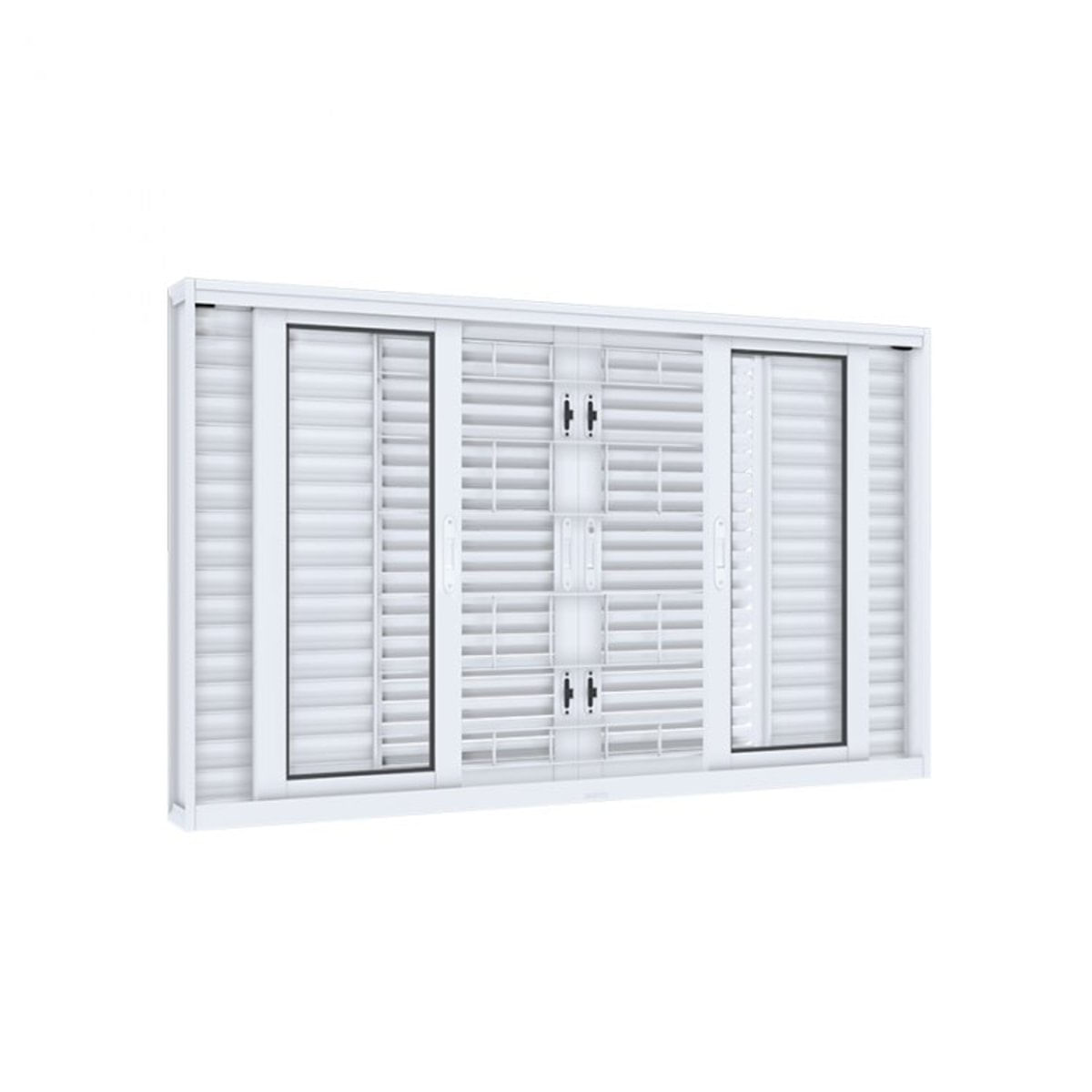 MP20219358_Janela-Veneziana-de-Correr-Central-Flex-4-Folhas-Moveis-e-2-Fixas-com-Grade-Quadrada-Lucasa-Facilita--120cmx150cm-Branco_1_Zoom