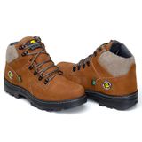 Bota Coturno Masculino Adventure Couro Bell Boots Marrom Claro 38