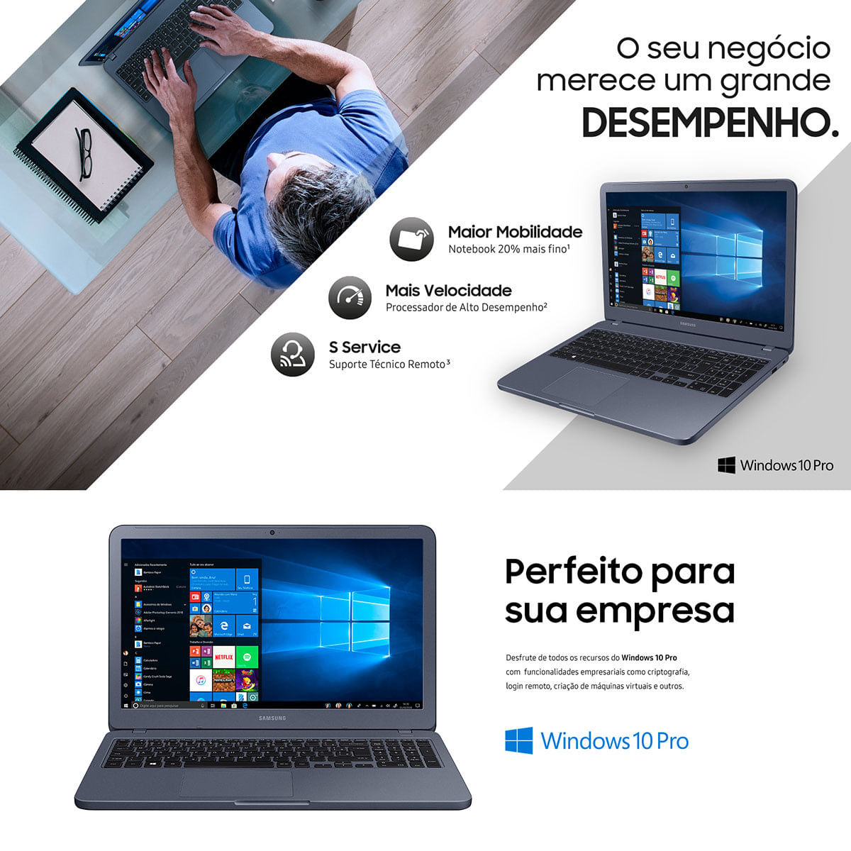 Notebook Samsung Intel Celeron 4205u 4gb Hd 500gb | MercadoLivre