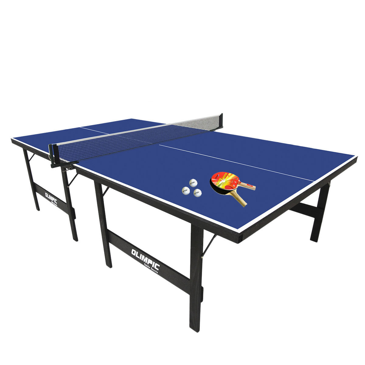 Kit Mesa de Ping Pong Klopf 15mm em MDP 1013 - Acompanha 2 Raquetes, 3  Bolinhas, Suporte e Rede - Carrefour - Carrefour