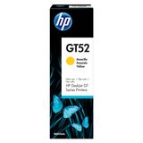 Garrafa HP GT52 Amarela original (M0H56AL) Para HP Deskjet 5822, HP Smart Tank 617, 517, 514