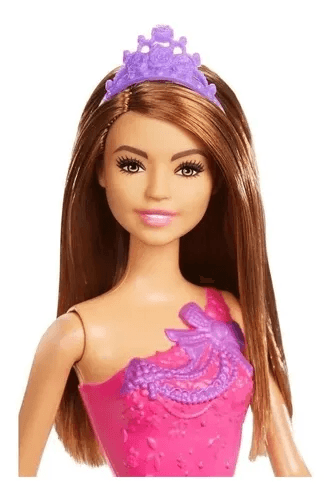 Barbie Princesa Básica Morena Mattel Original - Carrefour