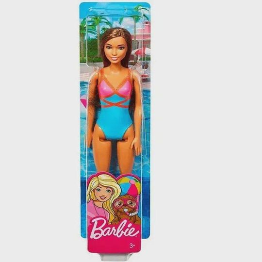 Barbie Morena Fashionista Moda Praia Mattel - Carrefour