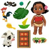 Disney Moana Animators's Collection Mini Doll Play Set – 5 Polegadas
