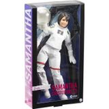 Barbie Signature Modelos Esa Astronauta Samantha Cristoforetti Boneca (11,5-in Morena) Vestindo Traje Espacial Realista, Presente Para Crianças De 6