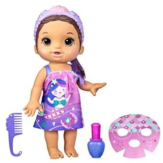 Boneca Baby Alive Boa Noite Peppa Pig Roupa De Dormir Morena