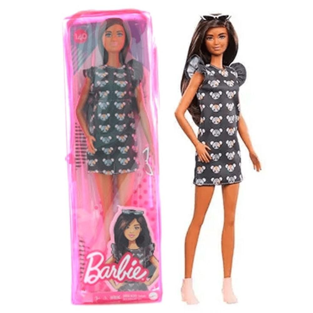 Boneca Barbie Fashionista - Morena - Vestido Preto - Mattel