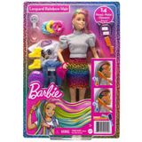 Boneca De Cabelo Arco-íris Barbie Leopard Grn80 Mattel