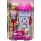 Boneca Barbie Playset Posto Salva Vidas - Mattel Gtx69