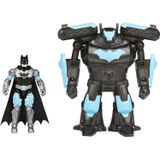 Dc Comics Batman 4 Polegadas Batman Action Figure With Transforming Tech Armor, Kids Toys For Boys Ages 3 And Up
