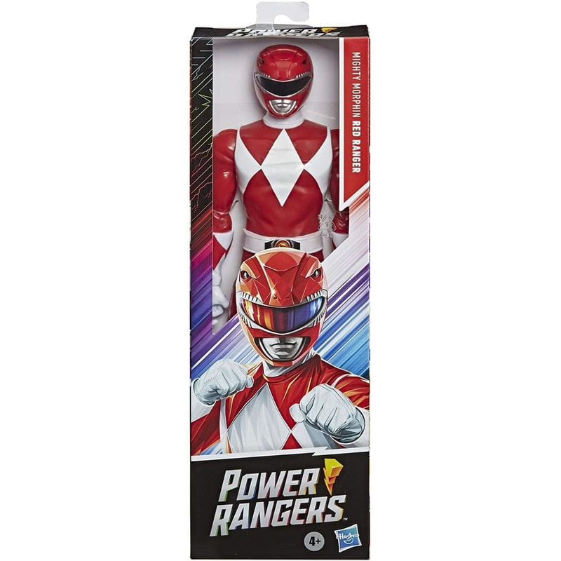 Boneco Power Rangers Clássico 28cm Ranger Vermelho - Hasbro - Carrefour