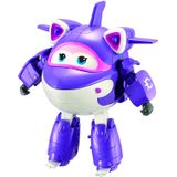 Super Wings - 5 Transformando Brinquedos De Cristal Supercarregados Figura De Ação | 4ª Temporada | Avião Para Robô | Presente De Aniversário Para 3