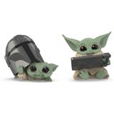 Star Wars The Bounty Collection Series 3 The Child Figures 2.25-inch-scale Helmet Peeking, Datapad Tablet Posed Toys 2-pack, Idades 4 E Acima